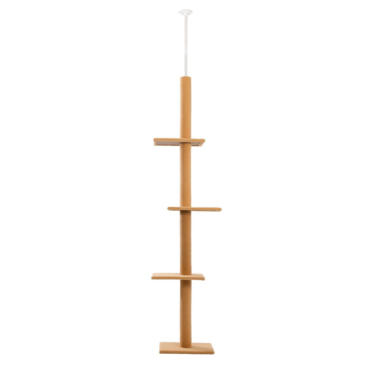 Adjustable Floor-to-Ceiling Vertical Cat Tree Tower Stable Tall Cat Climbing Tree Cat Kittens Cat Toy Suitable for Indoor Cats