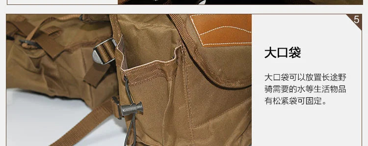 Equestrian Riding Saddle Bag Knight Equipment Western Saddle Accessories Riding Gear Oxford Cloth Waterproof