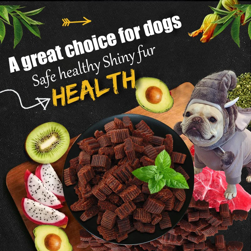 Diced Beef Particles Appetizing Digestive Nutritious Delicious Chewy Adult Dog Puppy Training Rewards Premium Beef Pet Snack