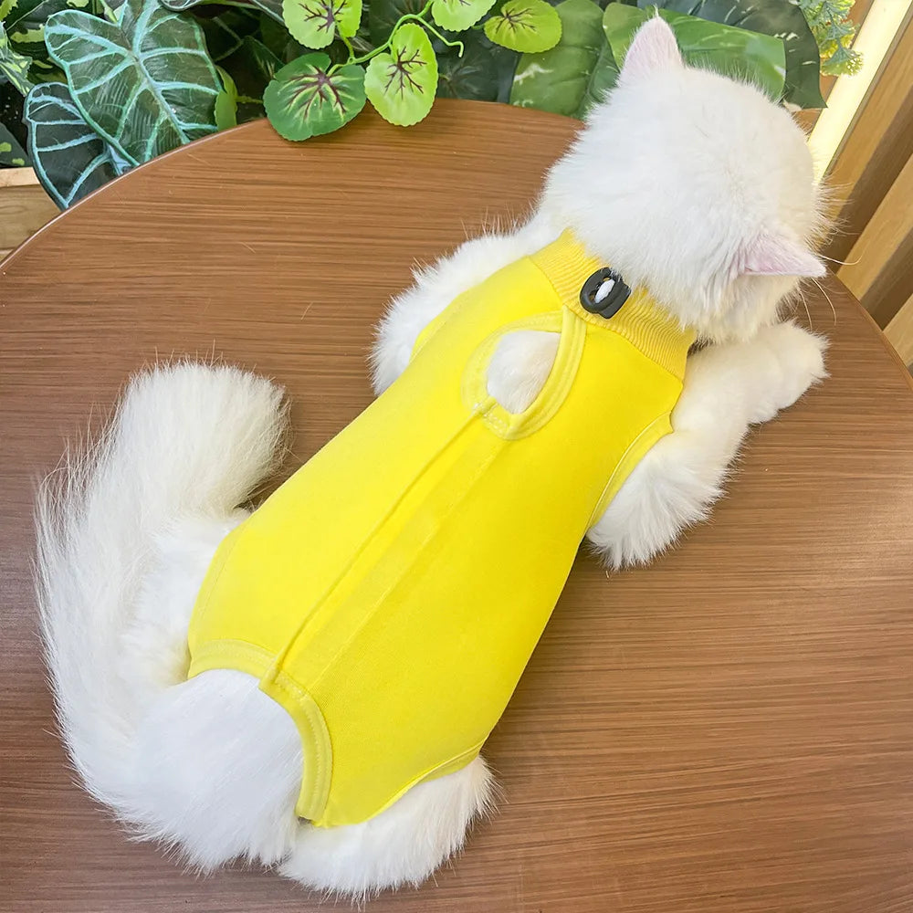 Cats Surgery Recovery Suit for Small Medium Dog Cat Vest Pet Shirt Soft Pajamas After Surgery Wear Recovery Clothes Anti Licking
