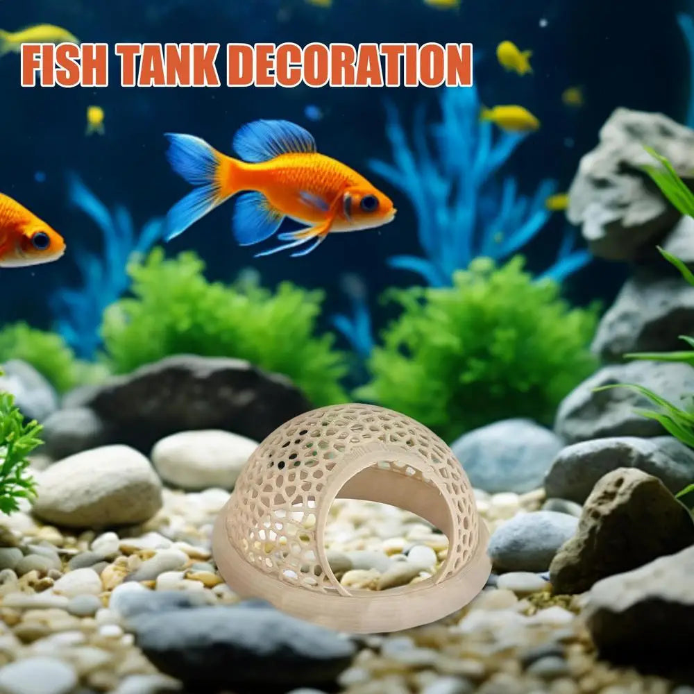 Betta Cave Floating Betta Shrimp Aquarium Hammock Safe Resting Fish Tank Decorations Feeding Breeding House