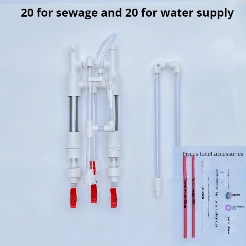 Aquarium Siphon Fish Tank Bottom Filter Sucking Stool Siphon Vacuum Cleaner Water Filter Siphons Fish Toilet Aquarium Cleaning