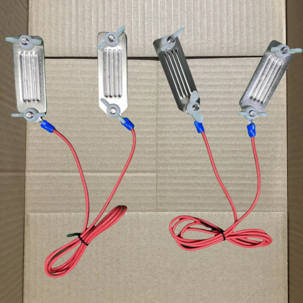 1/3/5 PCS Electric Fence Polytape to Polytape Connectors for Animals Farms Control Electric Fence Poly Tape Connection Connector