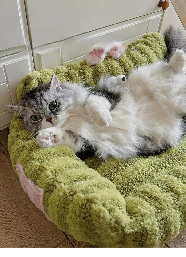 Puppy special sofa kennel winter warm pet Internet celebrity cat nest small dog sleeping mat cushion winter bed