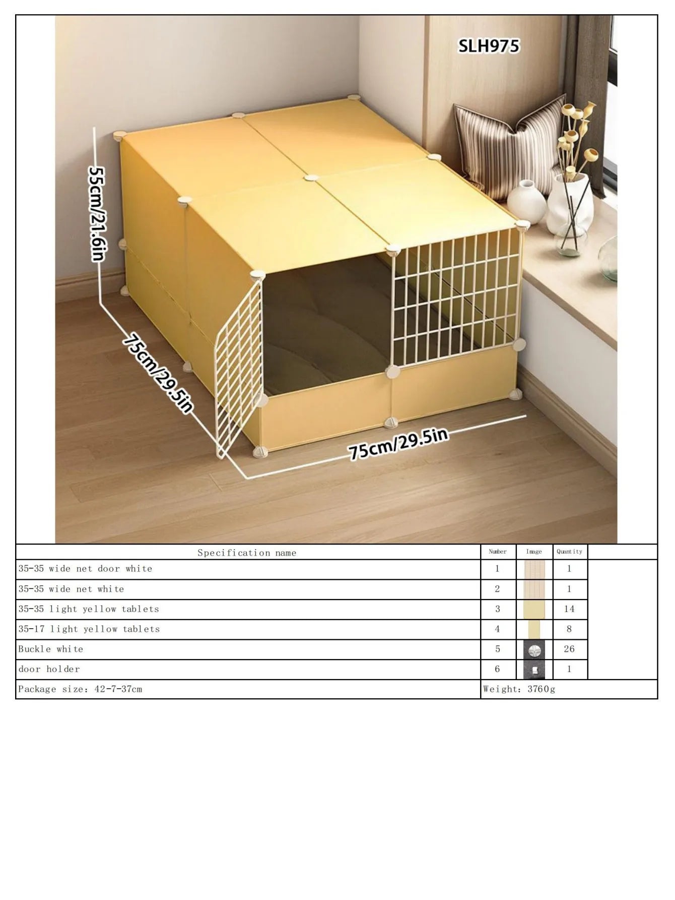 Rabbit Cage Guinea Pig Hamster House Large Villa Tray Rabbit Nest
