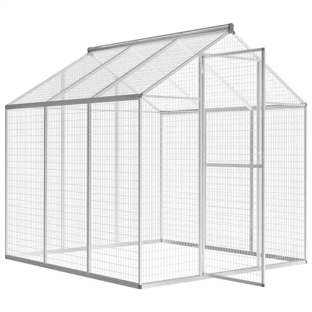 Outdoor aluminum aviary versatile bird home aluminum construction easy assembly  178x242x192 cm / 178x122x194 cm/183x178x194cm