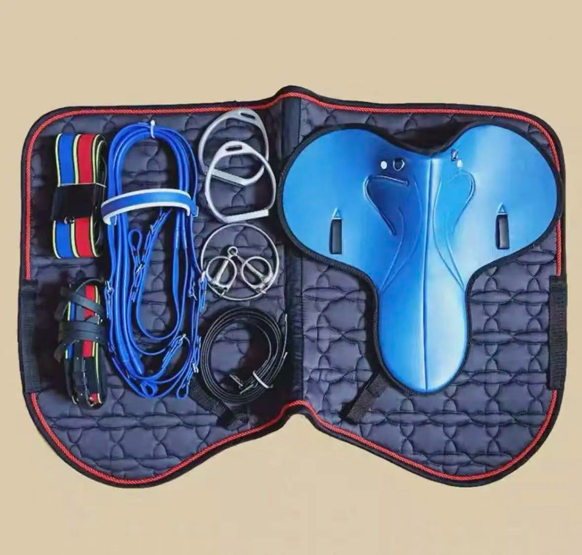 Stock 350 Gram Light Weight Racing Saddle Training Saddle Speed Racing Saddle Equestrian Equipment. Small Size(33*33CM)