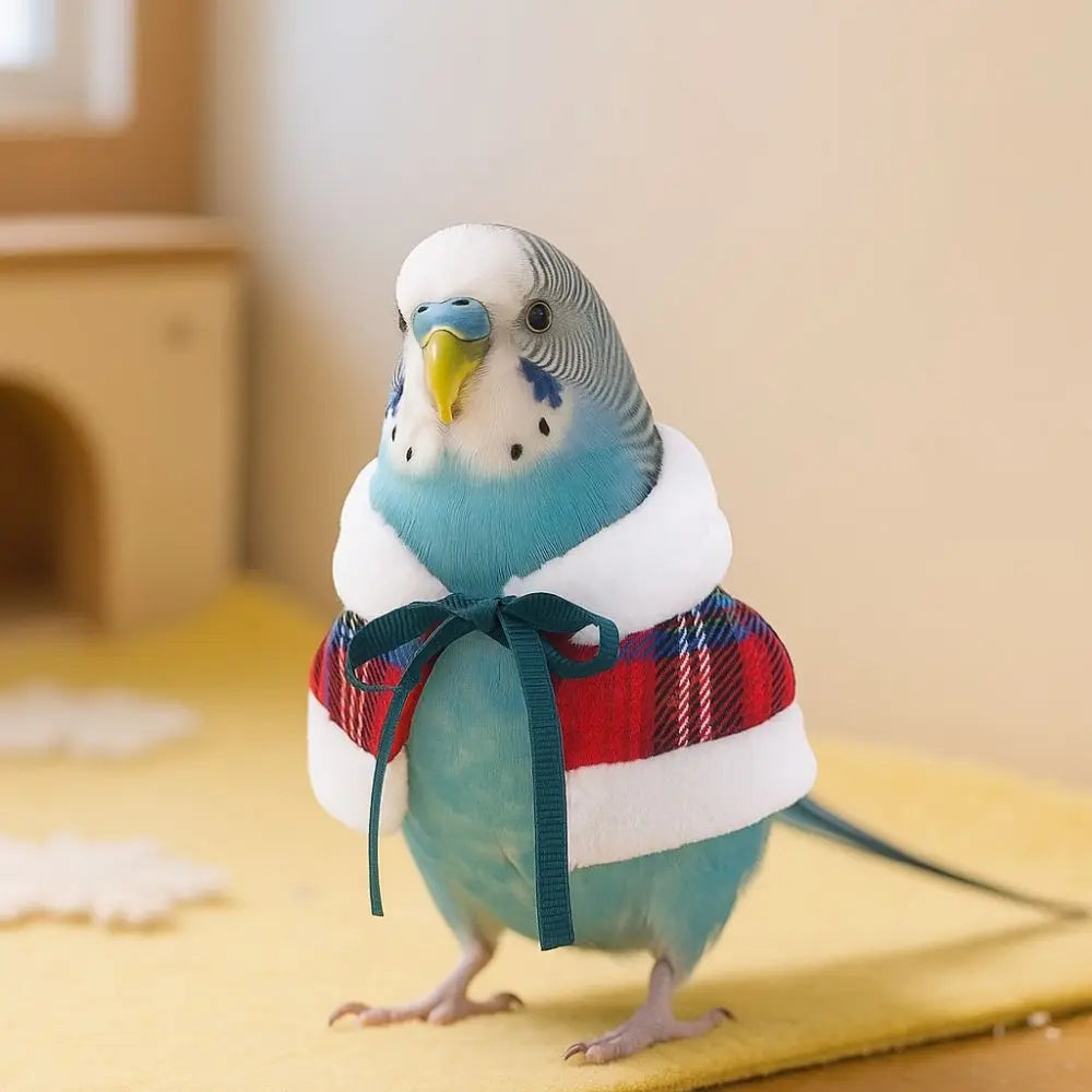 Warm Bird Cloak Festive Comfortable Pet Hamster Outfits Adjustable Windproof Parrot Outerwear for Guinea Pigs Rabbit Parrot