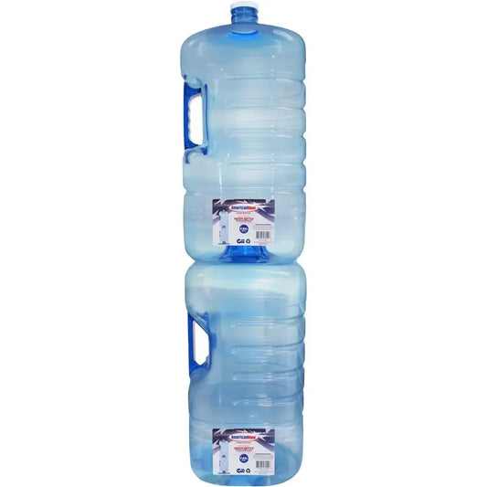 Stackable 5 Gallon Water Bottle with Easy Carry Handle BPA Free Durable Material Screw Cap 640oz Capacity Home Office School Barn