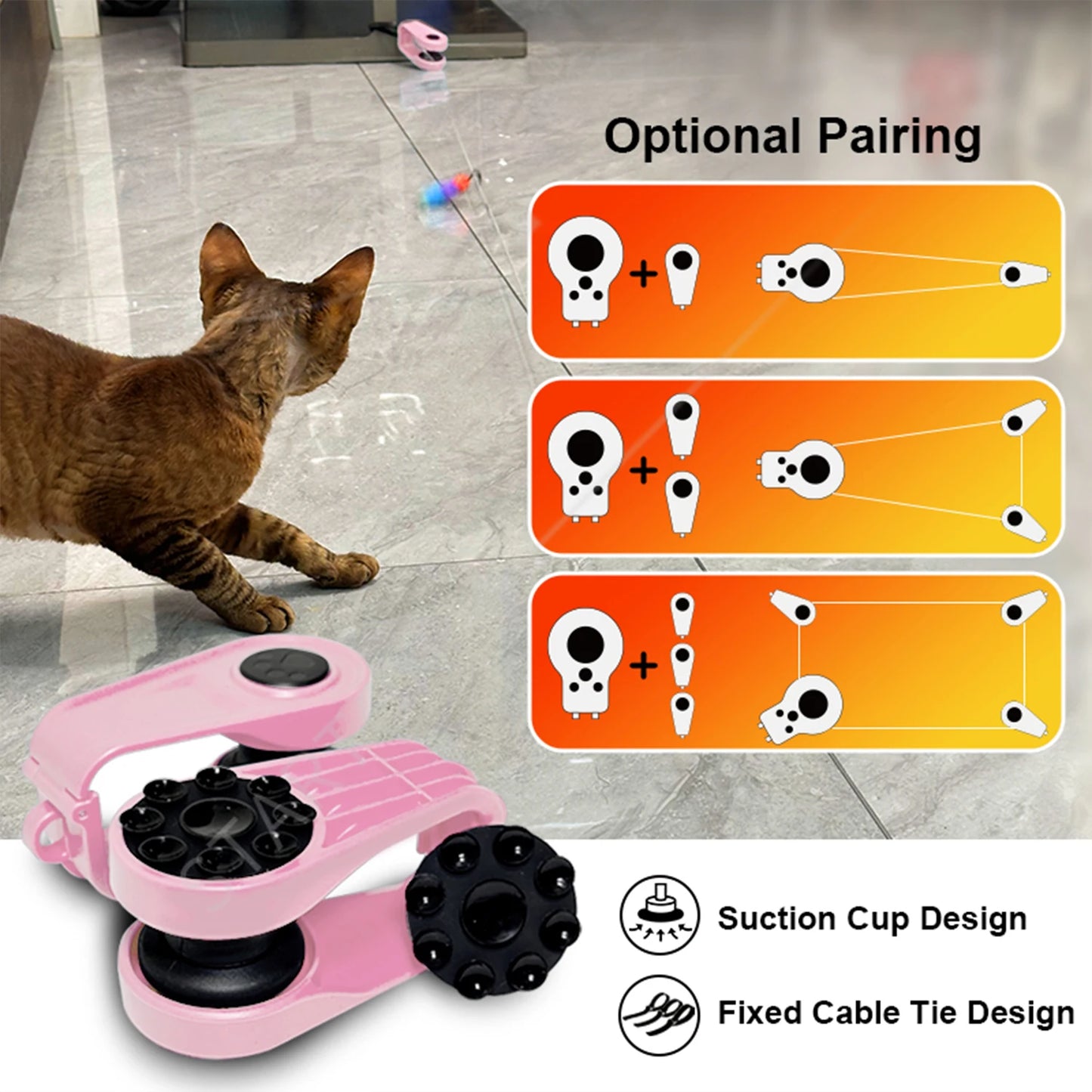 Cat Running Wheel Interactive Cat Toy, Cat Wheel Exerciser Cat Running Treadmill for Indoor Adjustable Speed Simulated Interactive