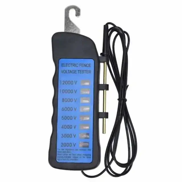 5KM Electric Shepherd for Cattle Animals Farm Electric Shepherd Energizer Livestock LCD Panel Charger High Voltage Pulse Control