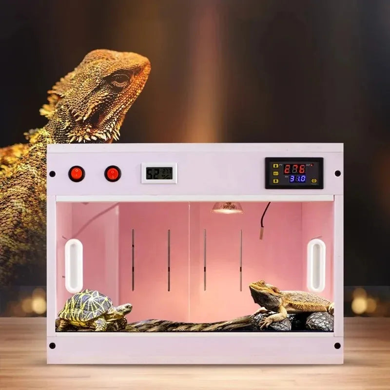 Parrot Thermostatic Feeding Box Reptile Temperature Control Waterproof Terrarium Birds Smart Box Reptiles  Guinea Pigs Pet Habitat House