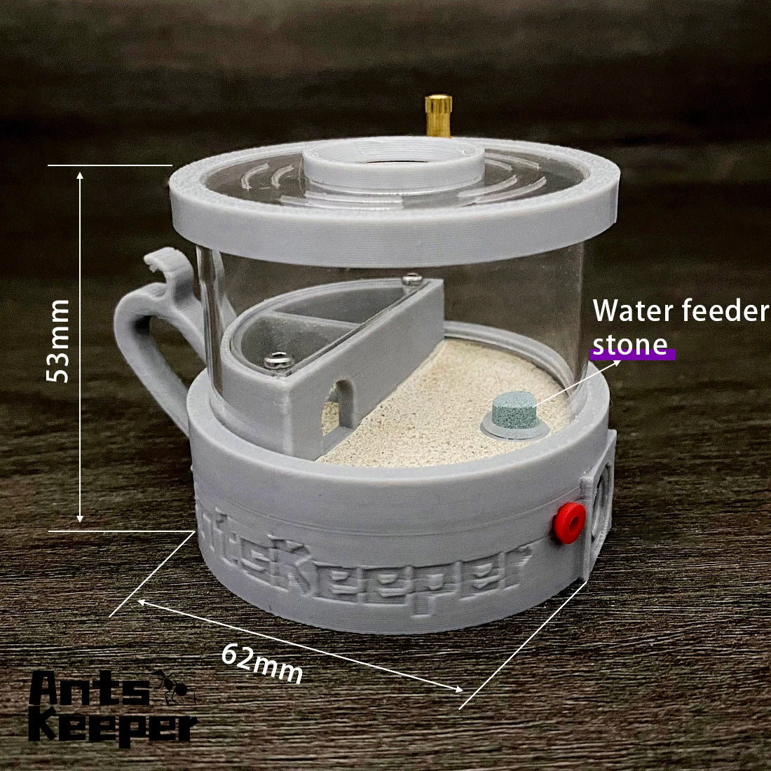 【Tea Cup] Ant Keeper Ant Farm with Light Block Sheet for Ants New Queen or Small Colony Ant House Nest Anthill