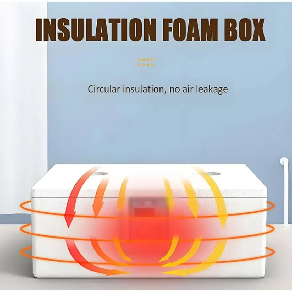 24-hour Thermostatic Small Poultry Egg Incubator Temperature Control Intelligent Biomimetic Waterbed Full Automatic Quiet