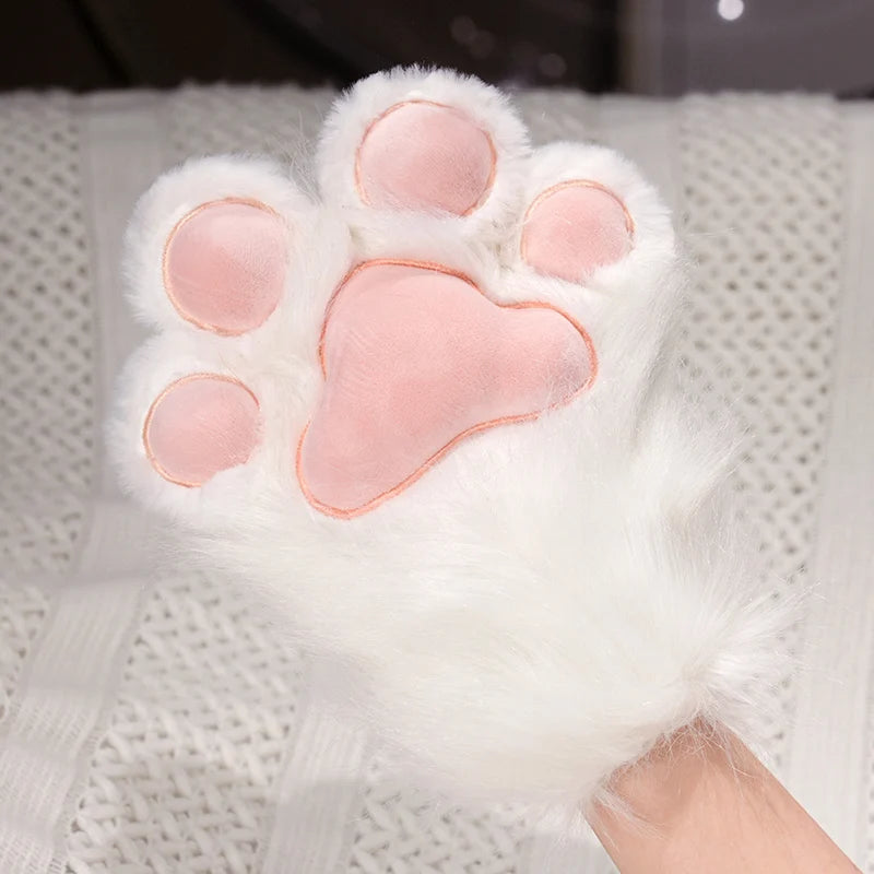Fursuit Paw Gloves Boots Giant Wearable Accessories Plush Toys Furry Cosplay Cat Bear Shoes Cute Fluffy Animal Manga Party
