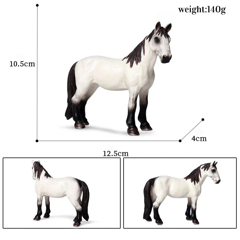 Miniature Horse Cowboy Stud Farm Stable Horseman Action Figures Animal Model Appaloosa Harvard Hannover Clydesdale Quarter Horse and more