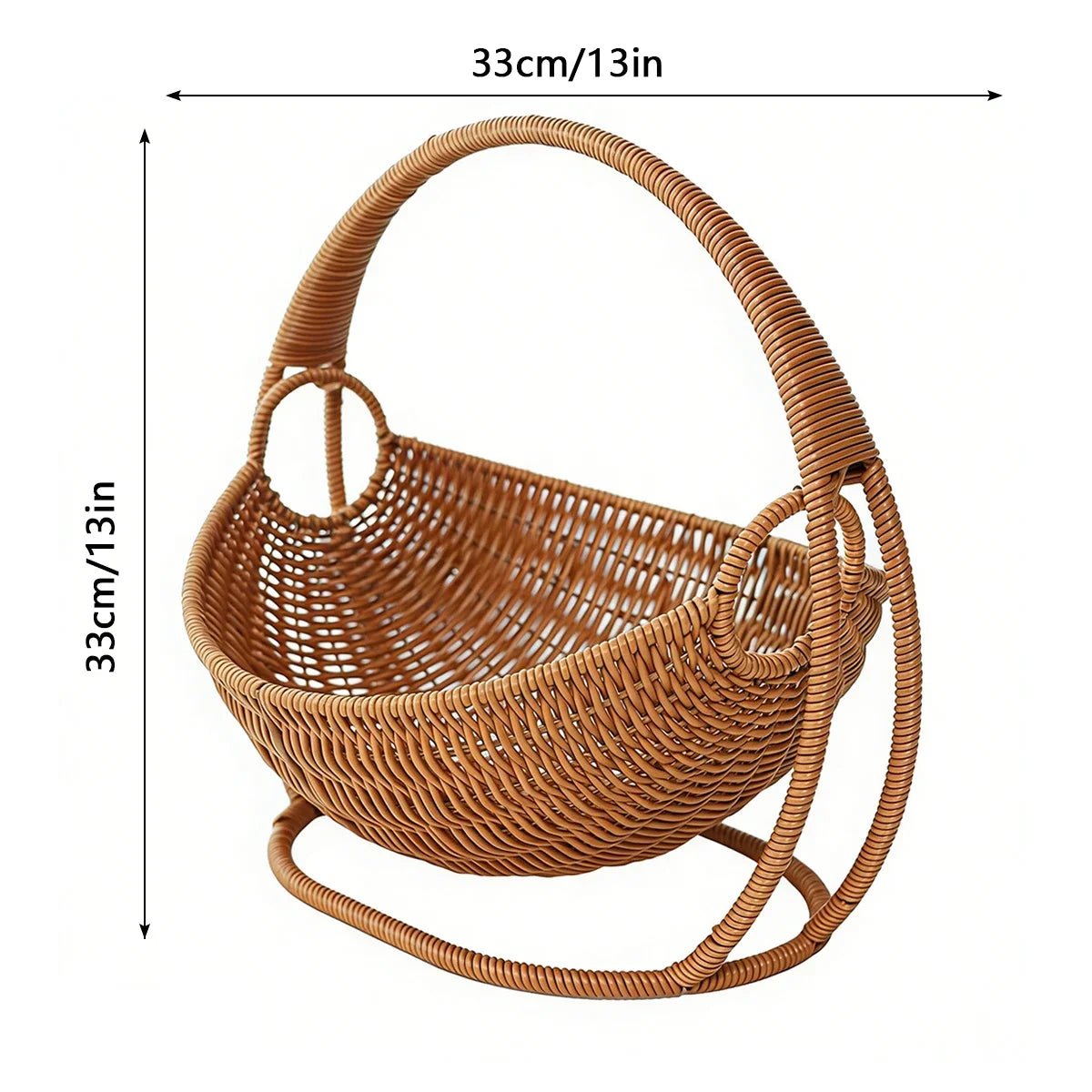 Faux-Woven Cat Bed Nest Cat Basket Cats Swing Hammock Waterproof Indoor Pet House Semi-Enclosed Cave Bed Pet Accessories