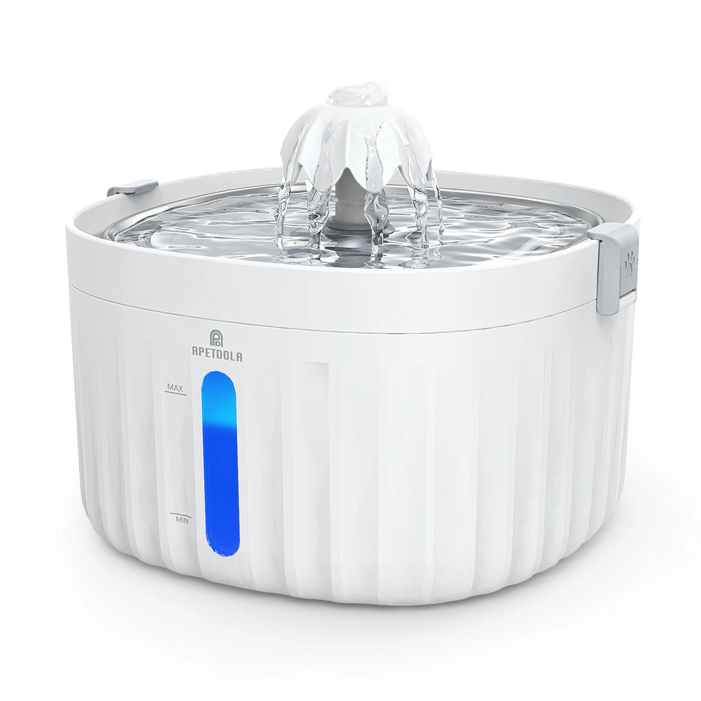 Cat Water Fountain Automatic Pet Water Dispenser for Cats Dogs with Stainless Steel Tray 6-level Filtering System fp10