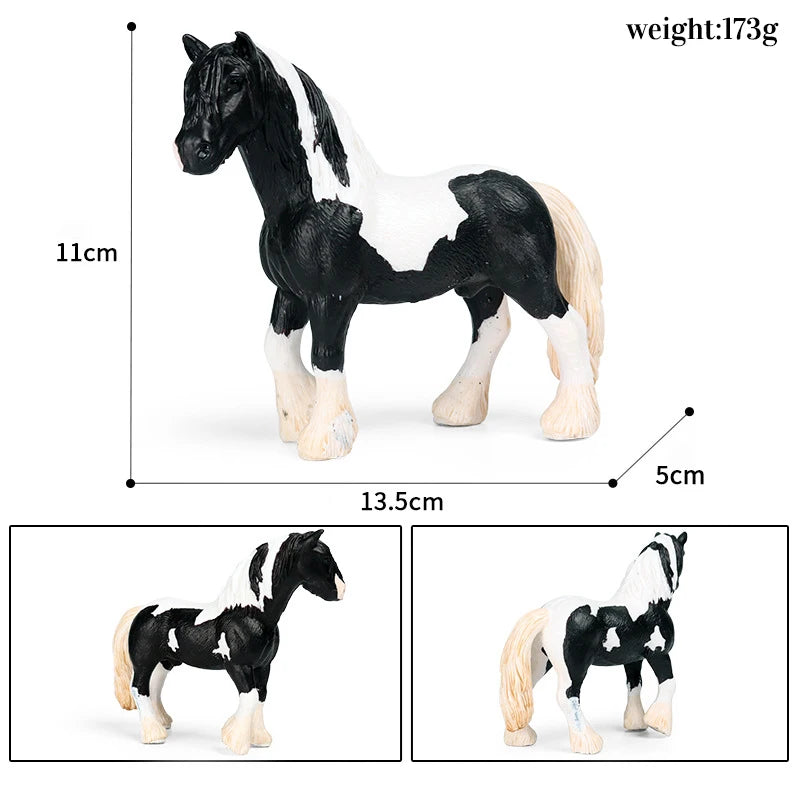 Miniature Horse Cowboy Stud Farm Stable Horseman Action Figures Animal Model Appaloosa Harvard Hannover Clydesdale Quarter Horse and more