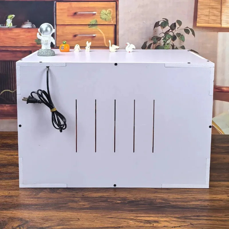 Parrot Thermostatic Feeding Box Reptile Temperature Control Waterproof Terrarium Birds Smart Box Reptiles  Guinea Pigs Pet Habitat House