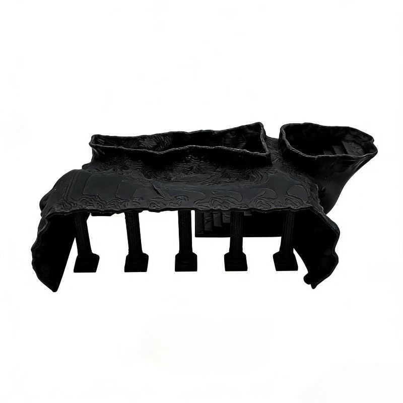 Simulated Roman Column Palace Fish Tank Cave - Aquarium Small Fish & Shrimp Hiding House Decor