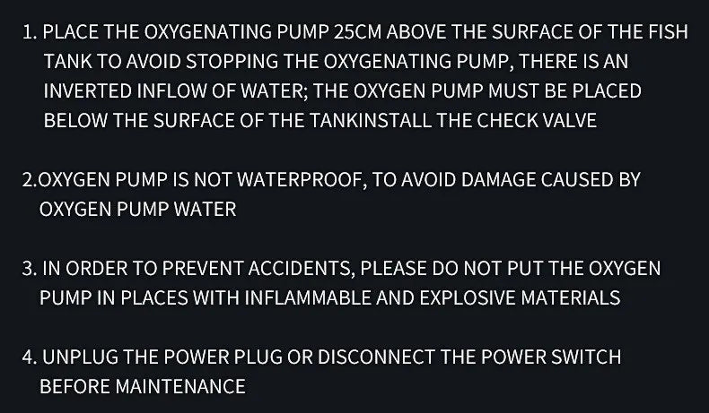 Aquarium Air Pump Ultra Silent High Energy Saving Oxygen Pump Fish Tank Aerator Adjustable Air Volume Pump 110/220V