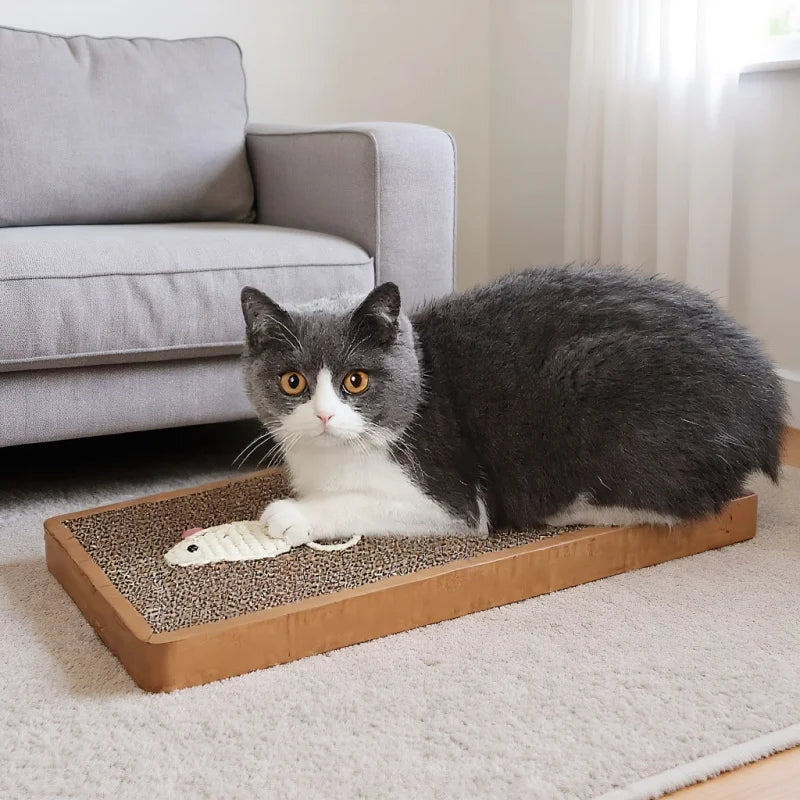 Cat Toy Self-Entertainment Durable Scratching Board Set Cat Claw Sharpener Corrugated Paper Cat Scratching Pad Pet Supplies