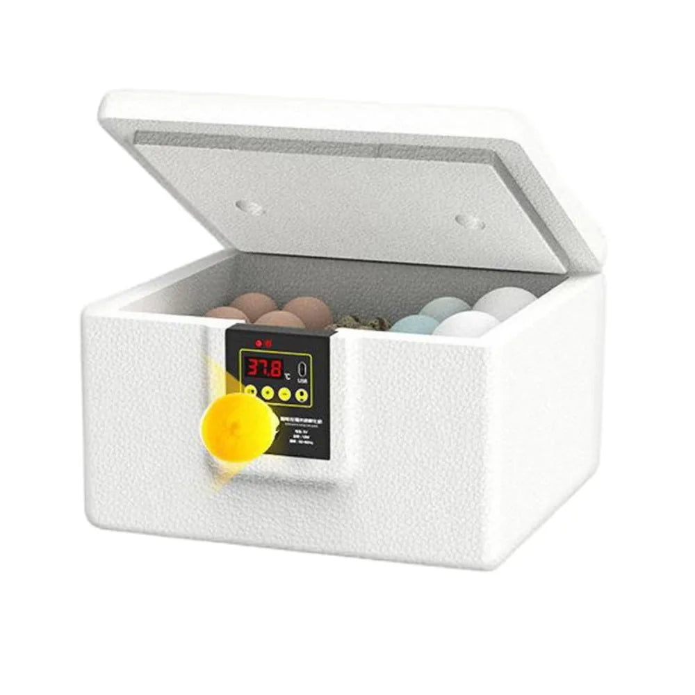 24-hour Thermostatic Small Poultry Egg Incubator Temperature Control Intelligent Biomimetic Waterbed Full Automatic Quiet