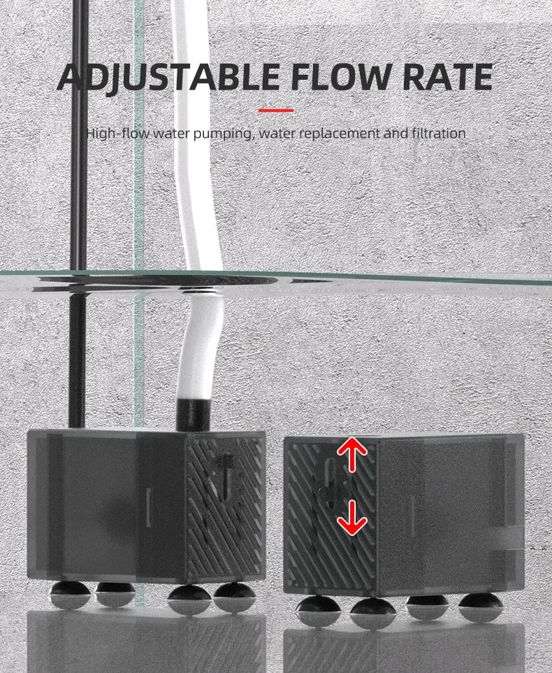 USB fish tank low water filter Aquarium Turtle tank Filter circulation Filtration oxygenation Small fountain