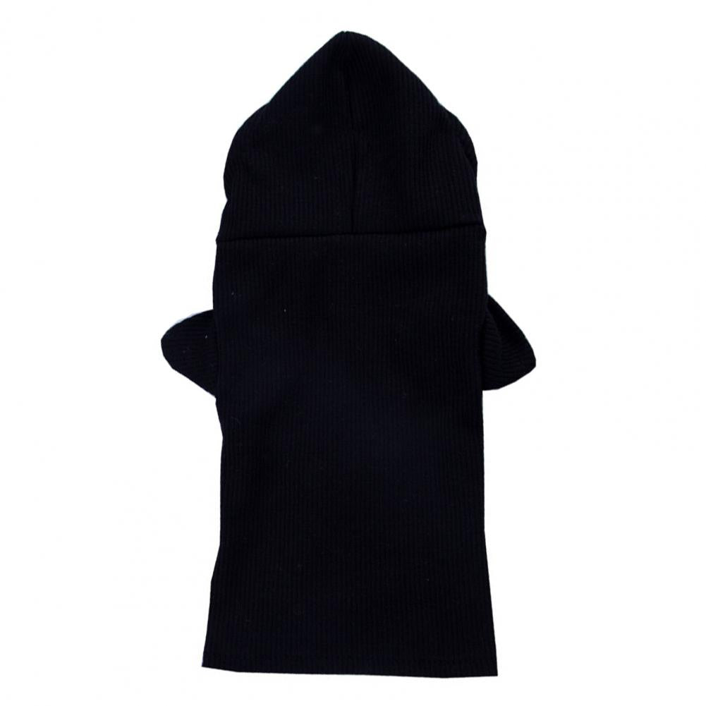 Cute Ferret Hoodie Solid Color Drawstring Hooded Sweatshirt Thick Fluffy Pet Hoodie Foreleg Elastic Hamster Guinea Pig Clothes