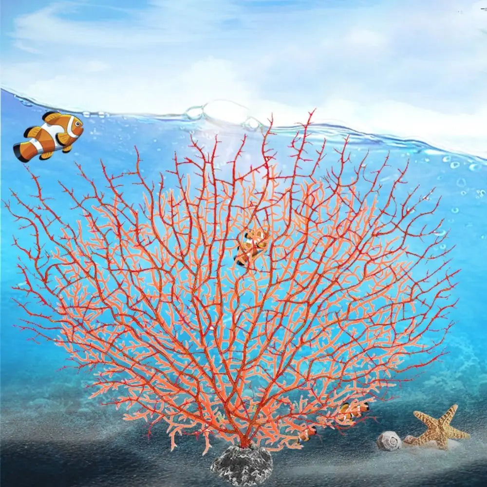 Tree Shape Resin Coral Aquarium Decoration Fishing Fish Tank Landscaping Decor Sea Iron Tree Plastic Coral Aquarium Decor Plants