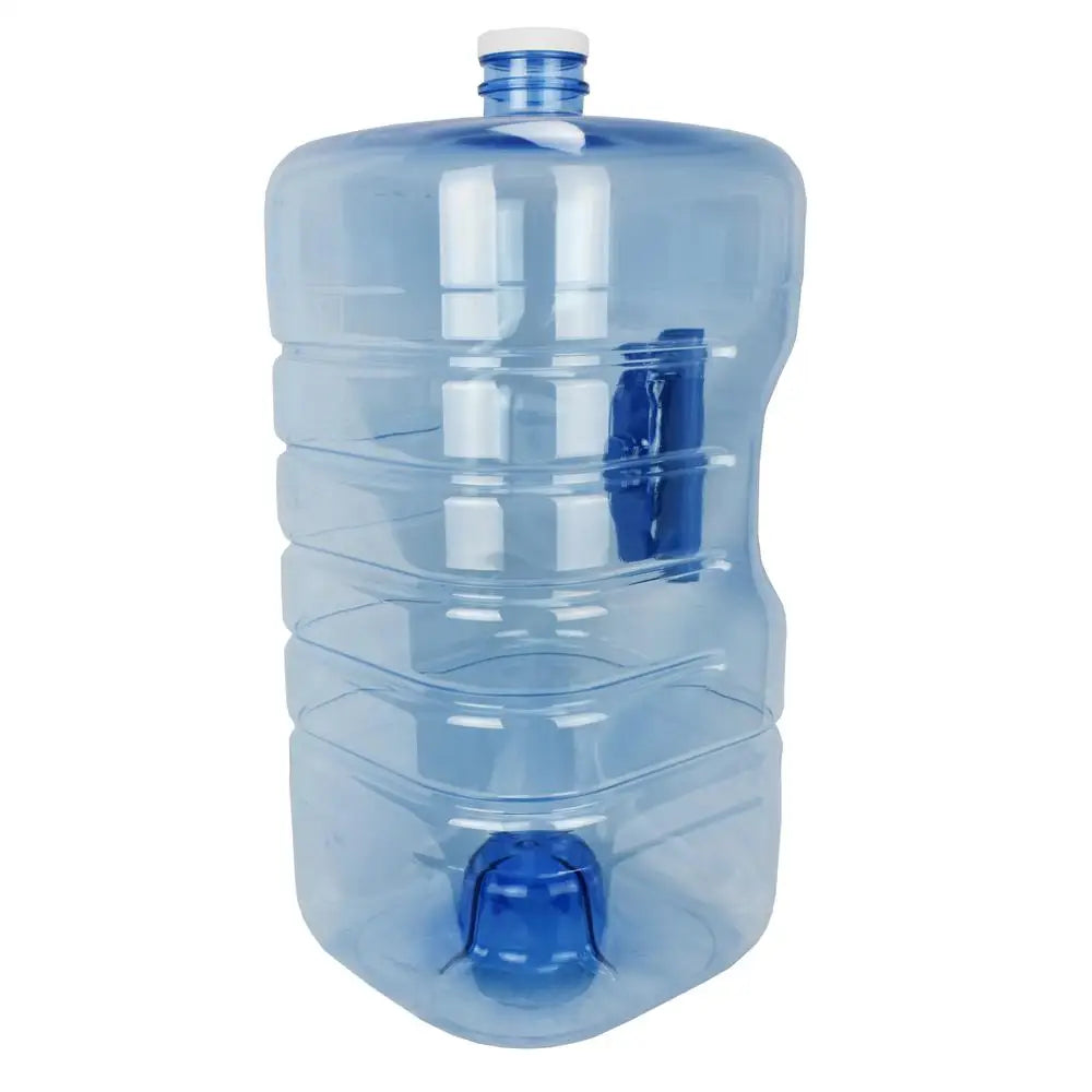 Stackable 5 Gallon Water Bottle with Easy Carry Handle BPA Free Durable Material Screw Cap 640oz Capacity Home Office School Barn