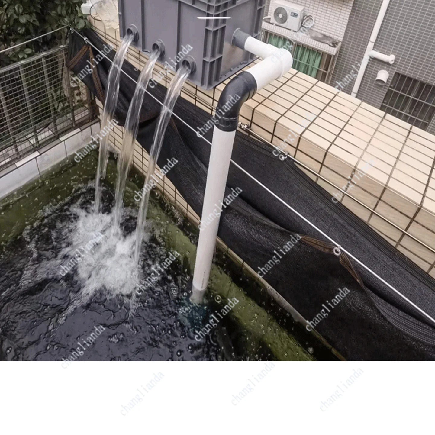 Fish Pond Water Treatment Machinery Micro Drum Filter Koi Pond Biological Filtration System Microfiltration Machine
