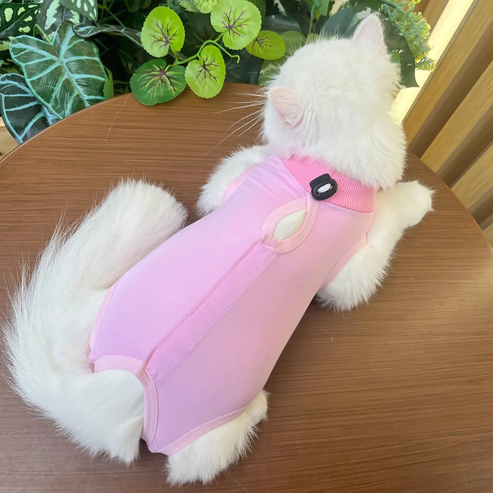 Cats Surgery Recovery Suit for Small Medium Dog Cat Vest Pet Shirt Soft Pajamas After Surgery Wear Recovery Clothes Anti Licking