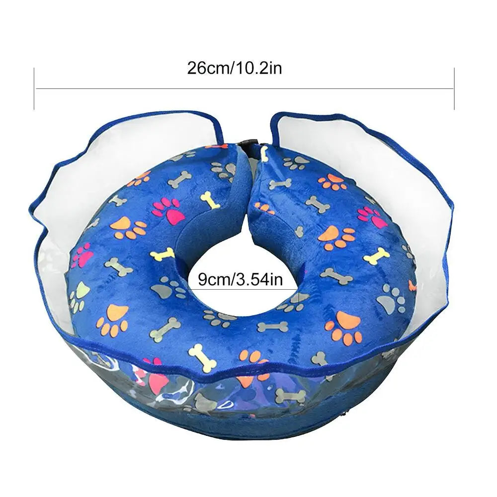 Inflatable Collar Anti-bite Injury Elizabethan Collar For Dogs Cat Recovery Neck Wound Protective Accessories