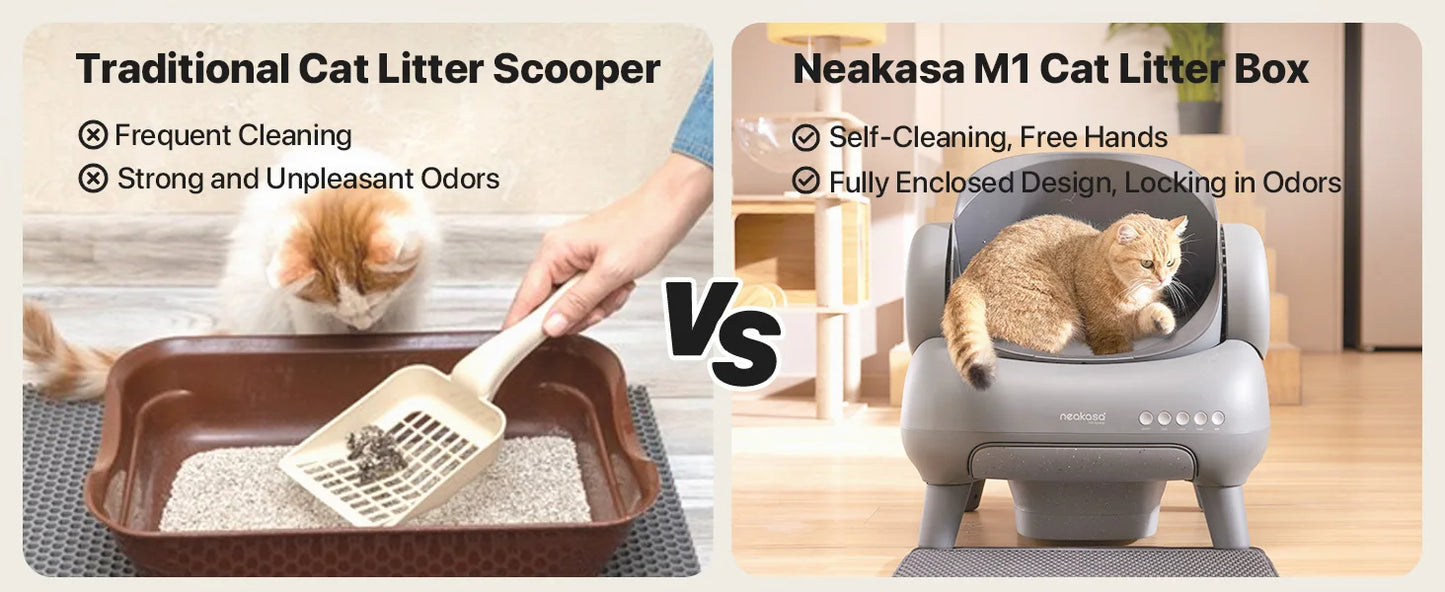Origin  M1 Large Low noise Odor Eliminator App Control Intelligent Electric Self Cleaning Smart Automatic Cat Litter Box