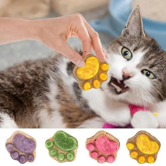 Paw Cat Treats Cat Snacks Cat Paw Biscuits Kitten Treats Healthy Cat Treats Dry Cat Treats Natural Cat Biscuits Cat Food Treats