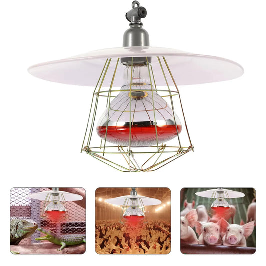 220V Poultry Heating Bulb 150/200/250W Infrared Insulation Heat for Reptiles Plants Amphibians Pets Livestock and Poultry