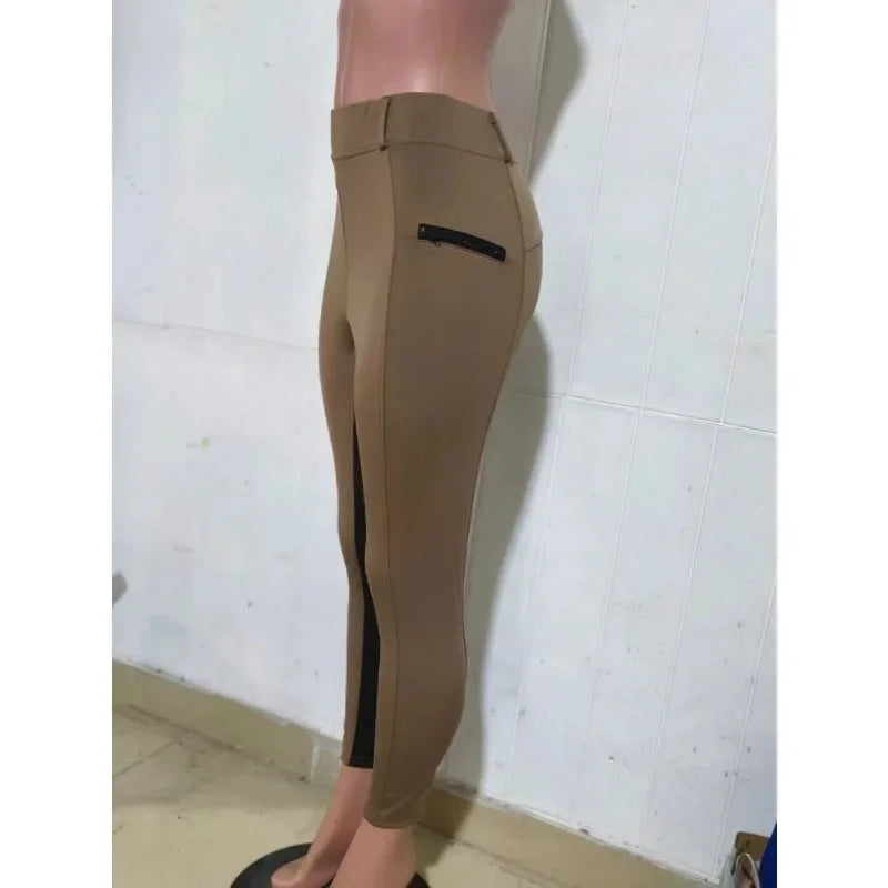 Women's Slim Stretch Equestrian Riding Pants - 2026 European American Style Patch Trousers