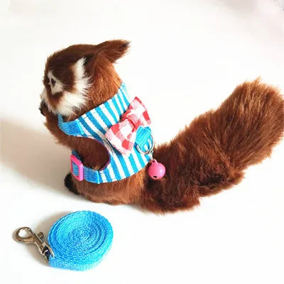 Lovely Hamster Clothes Small Animal Clothing Accessories Rabbit troll Clothes Vest Guinea Pig Outdoor Leash Pet Items