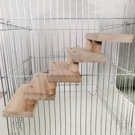 Ferret  Hamster  Small Animals Parrot Perch Climbing Stairs Exercise Toys Ladder Bridge Hamster Chew