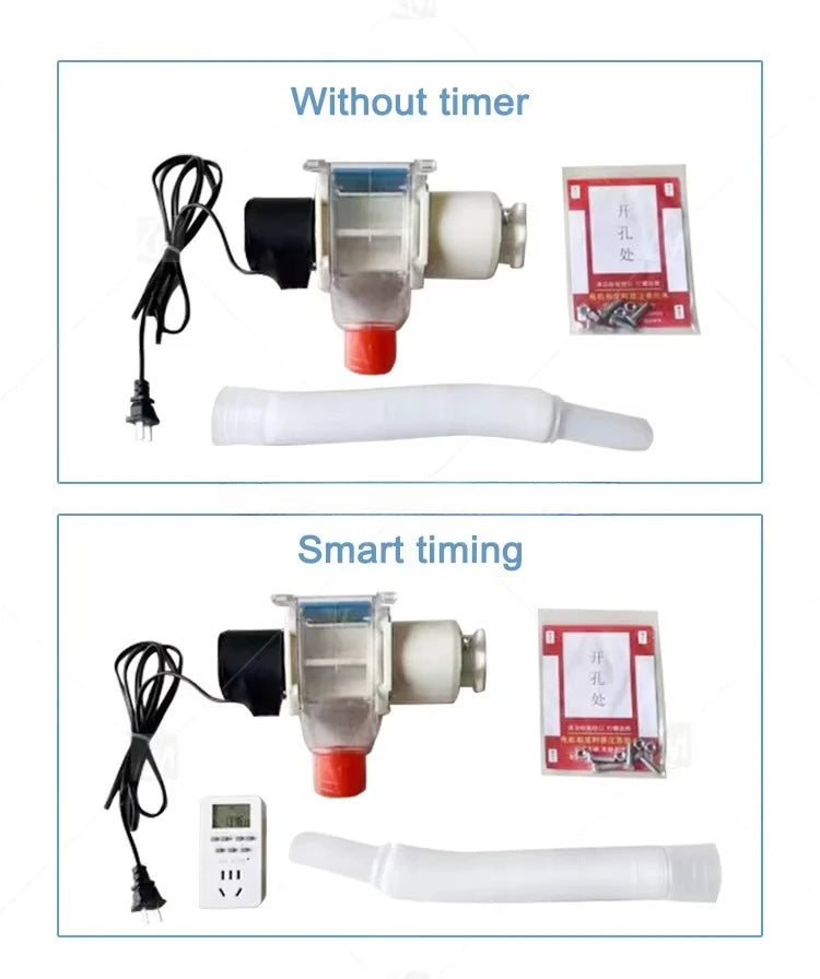 Automatic Pigeon Feeder Port with Timer Function Chicken and Duck Feeding Breeding Poultry