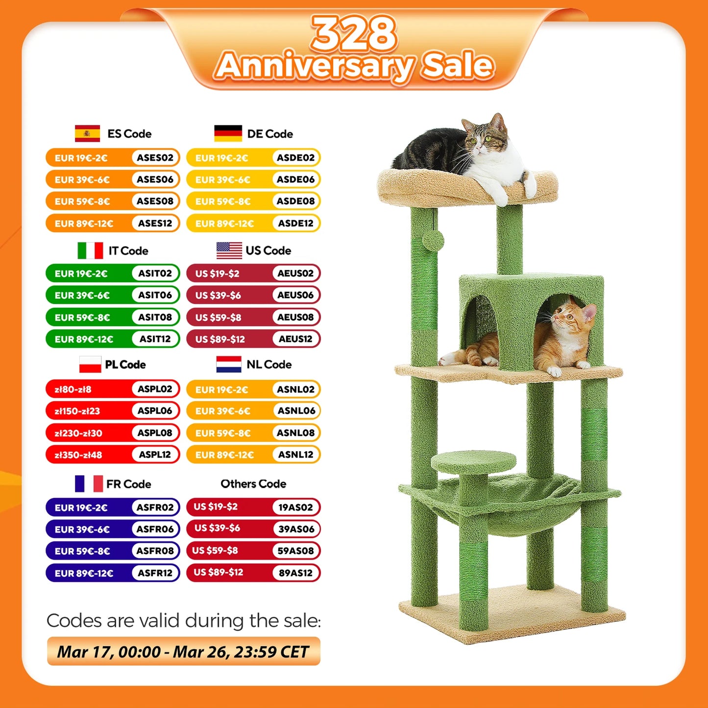 Cat Tree for Indoor Cats, 5-Level Cat Tower for Large Cats with Metal Frame Large Hammock Cat Condo with Big Top Perch