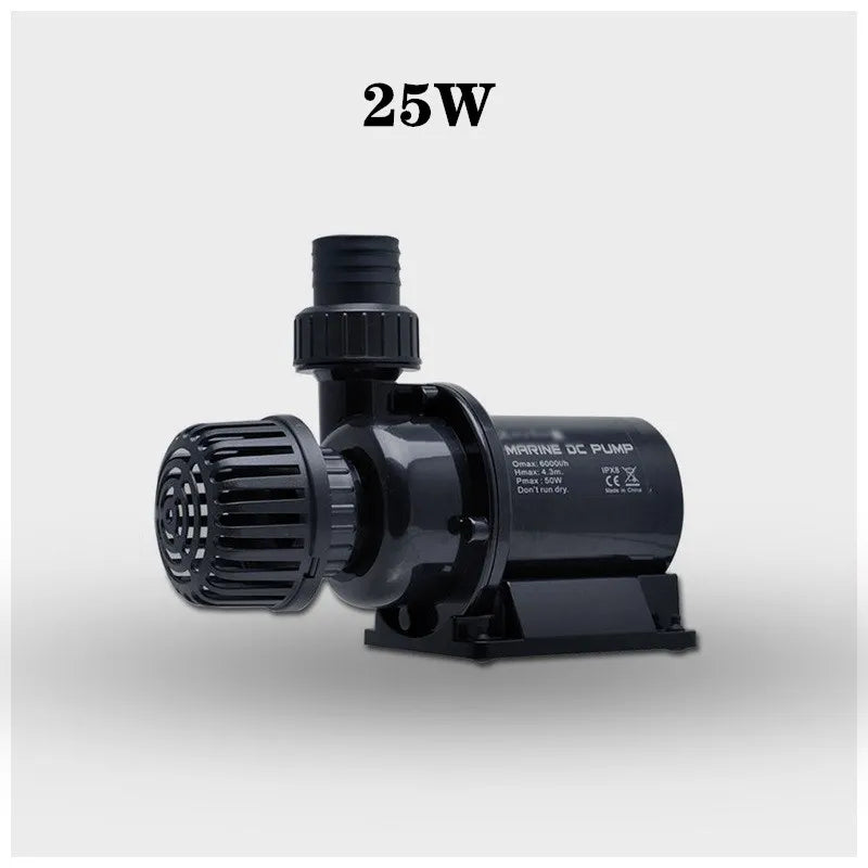 Aquarium 2500L/H 2.5m DC Water Circulation Frequency Conversion Water Pump Fish Tank Filter Submersible Fountain Pump