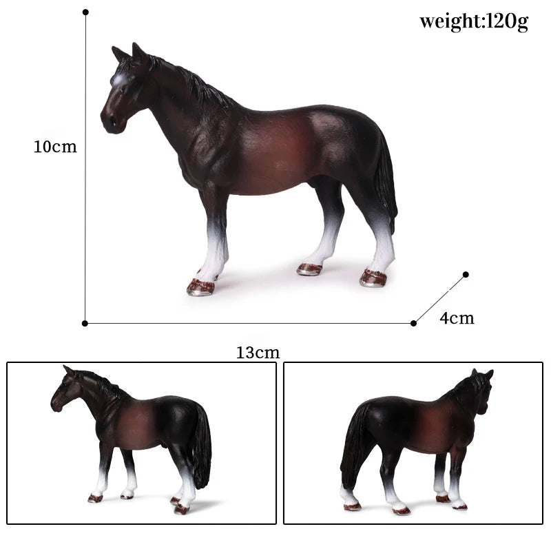Miniature Horse Cowboy Stud Farm Stable Horseman Action Figures Animal Model Appaloosa Harvard Hannover Clydesdale Quarter Horse and more