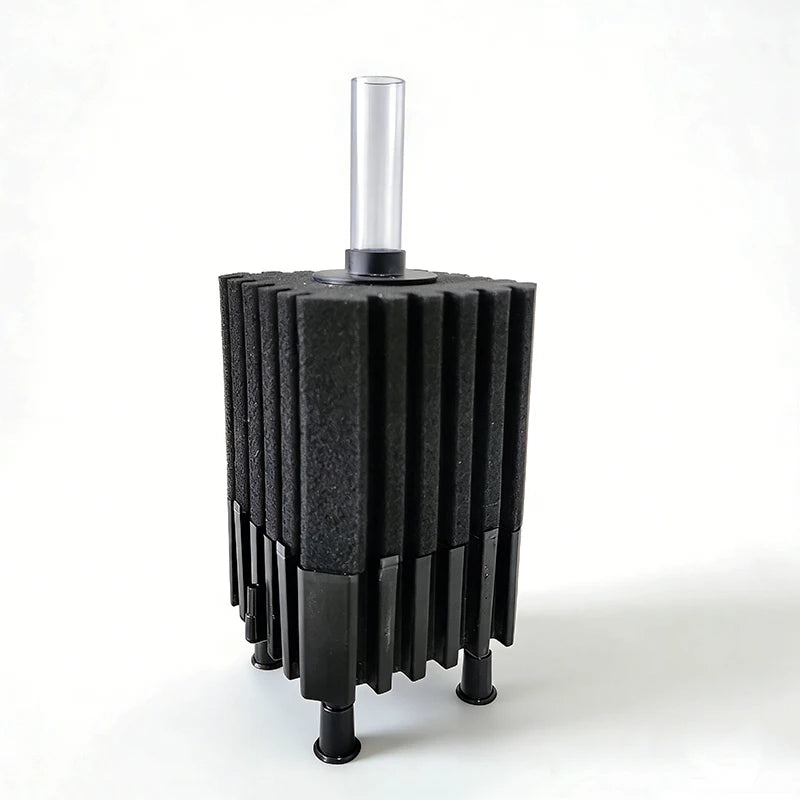 Big Aquarium Sponge Filter For Fish Tank Air Pump Skimmer Biochemical Sponge Filter With Media Ball Aquarium Bio Filter