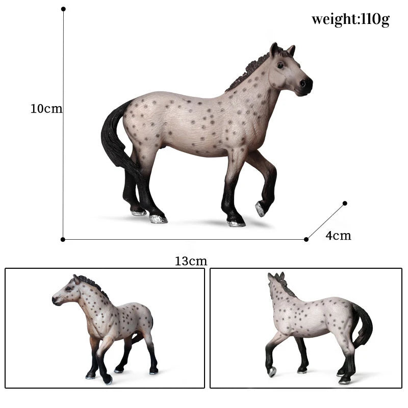 Miniature Horse Cowboy Stud Farm Stable Horseman Action Figures Animal Model Appaloosa Harvard Hannover Clydesdale Quarter Horse and more
