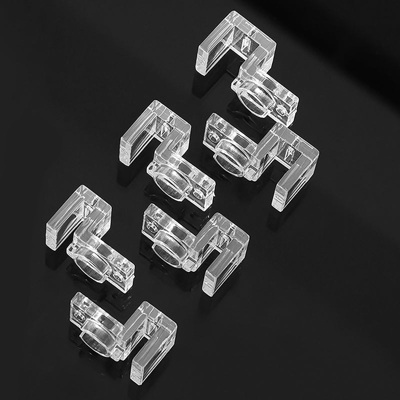 4Pcs Fish Tank Acrylic Clips for 5.5mm~15mm Wall Thickness Aquarium Lid Cover Support Holder Bracket Clamp Stand Supplies