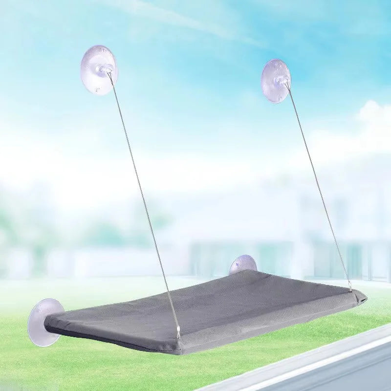 Winter Cat Window Hanging Hammock Bed Suction Cup Space Saving All Seasons Easy Install Pet Bed Cat Climbing Frame