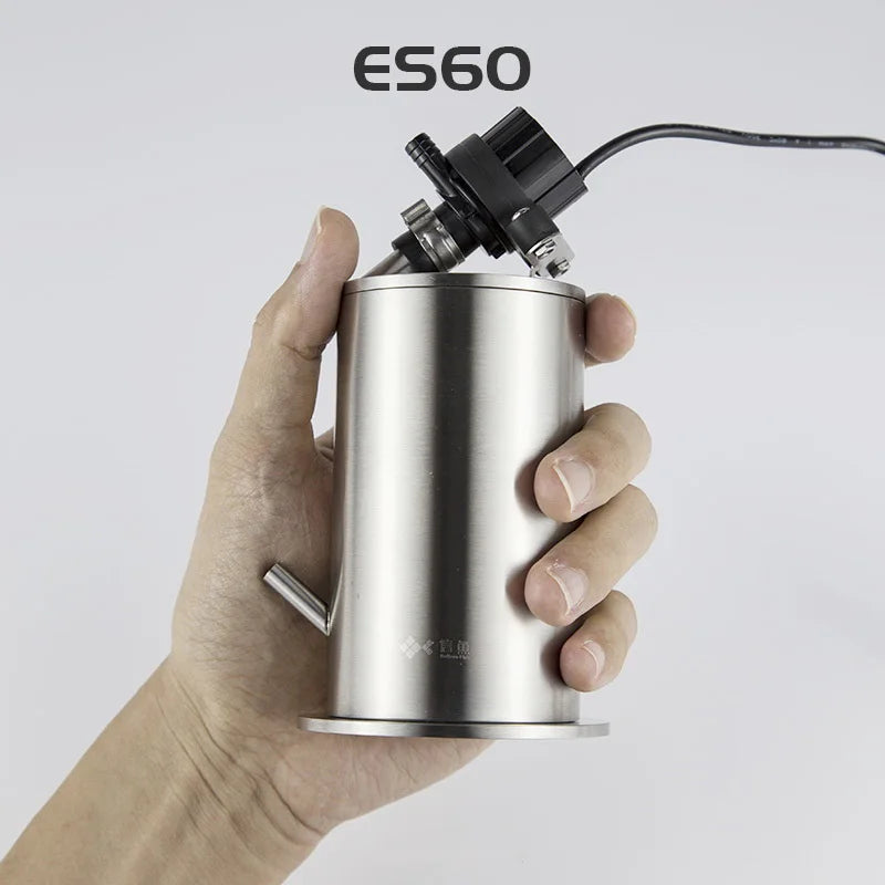 304 Stainless Steel Filter Barrel with Water Pump for Plant Aquarium Fish Tank